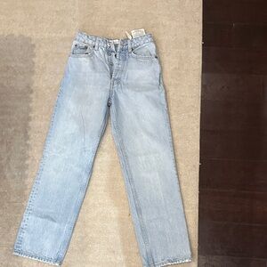 Zara Men's Light Blue Straight Jeans